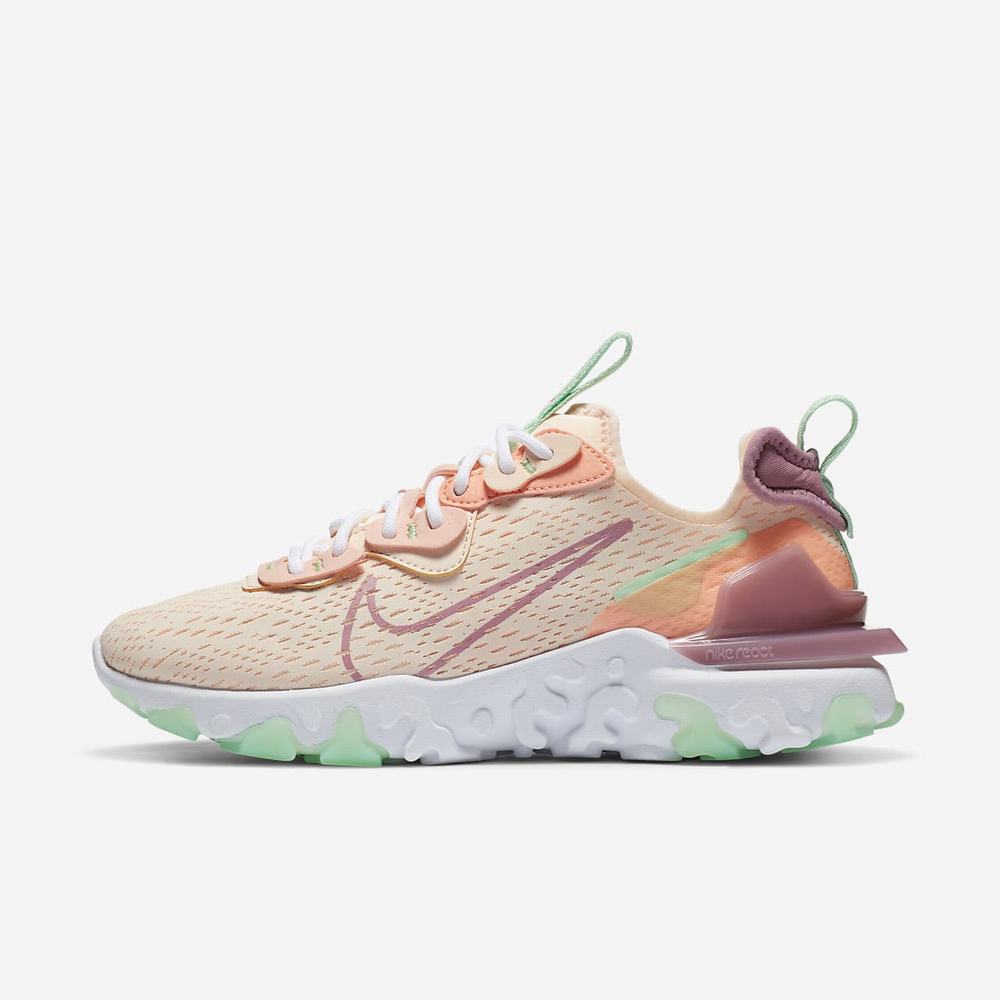 Sneakers Nike React Vision Rouge 7103-465 Crimson Tint/Atomic Pink/Cucumber Calm/Desert Berry Femme | RKP-86957340